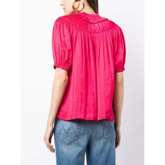 Ulla Johnson "Eleni" Top in Orchid, size 4. - Picture 10 of 11